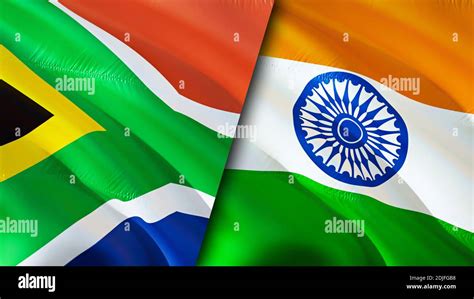 South africa india flag hi-res stock photography and images - Alamy