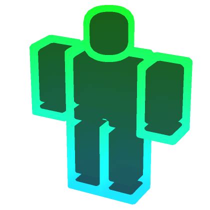 (1.0) Gradient Full-Body Outline Aura Green | Roblox Item - Rolimon's