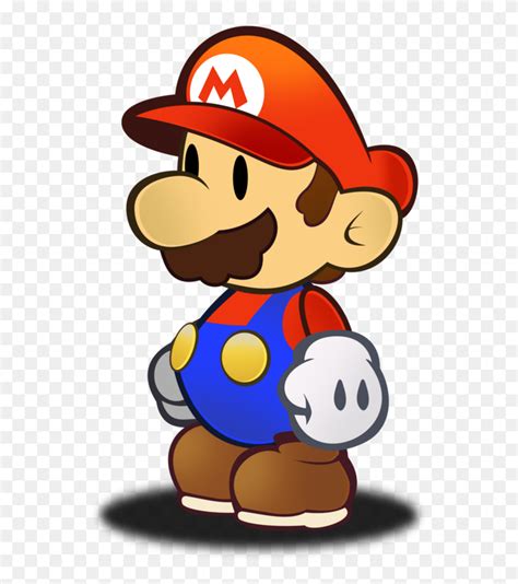 Paper Mario 64 Sprites Mario, HD Png Download - 877x912(#6827340) - PngFind