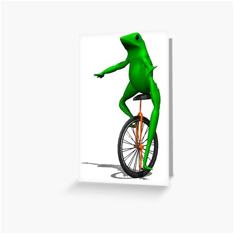 "DAT BOI FROG MEME INTERNET PEPE RARE" Greeting Card by Luckythelab | Redbubble