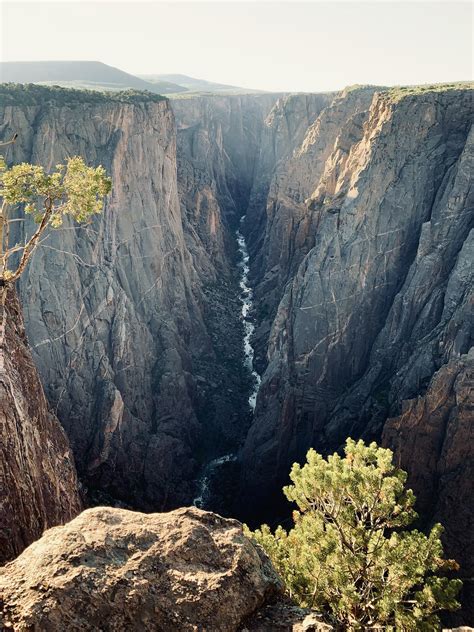 Overlook on Black Canyon’s north rim. This was my first time in the park and I’m in love! : r ...