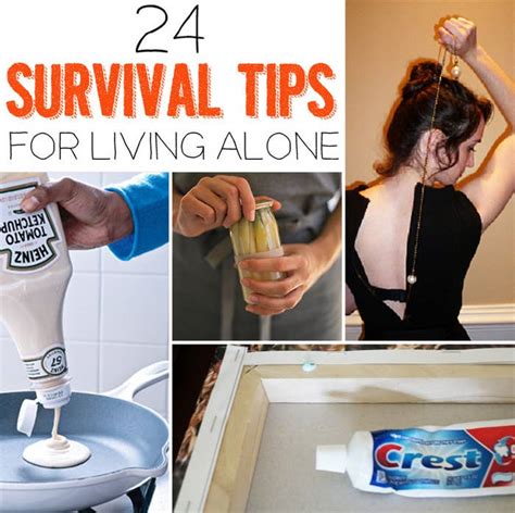 24 Survival Tips For Living Alone