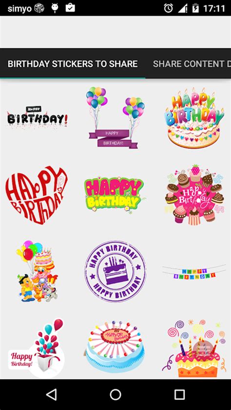 Happy Birthday Chat stickers APK for Android - Download