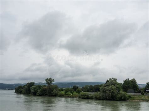 Danube River Cruise in Austria Stock Image - Image of bridge, valley ...