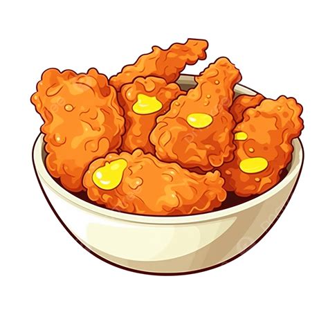 Fried Chicken Fast Food Cartoon, Food Clipart, Chicken Clipart, Cartoon Clipart PNG Transparent ...