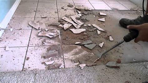 Tile Removal Made Easy DIY - YouTube