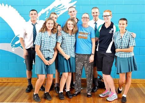 WelloWarriors from Wellington Point State High School shave their locks for the World's Greatest ...