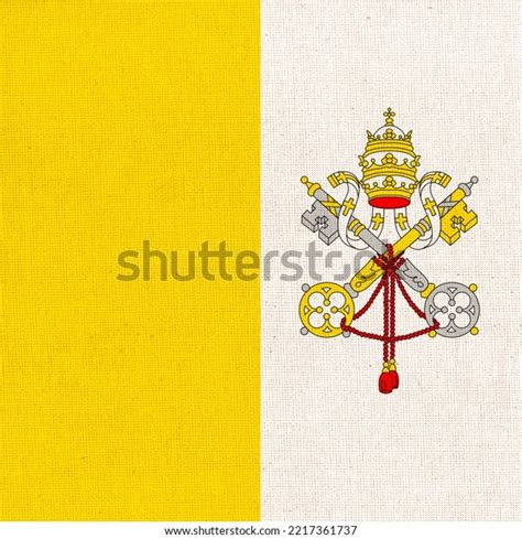 Holy See Flag Flag Vatican National Stock Illustration 2217361737 ...