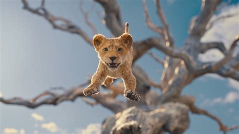 1360x768 Resolution Jump Leap of Mufasa HD The Lion King Desktop Laptop ...