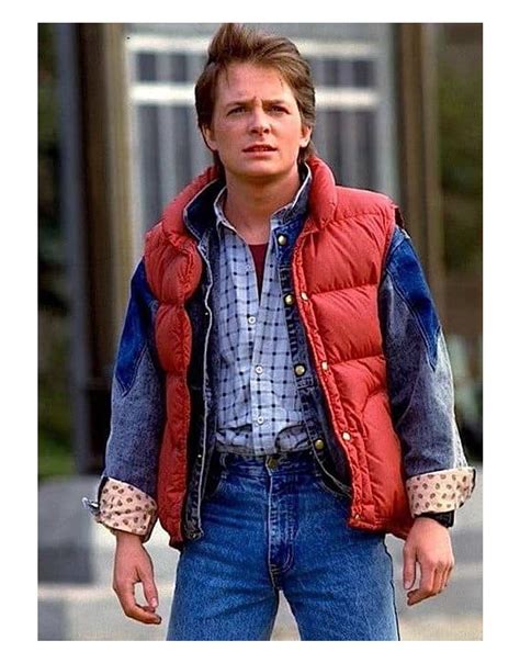 Puffer Back To The Future Marty Mcfly Vest - UJackets