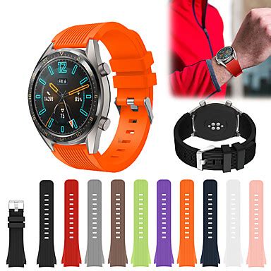 Watch Band for Huawei Watch GT / Huawei Watch 2 Pro Huawei Sport Band Silicone Wrist Strap ...