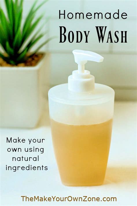 Homemade Natural Body Wash | Homemade body wash, Natural body wash, Diy body wash