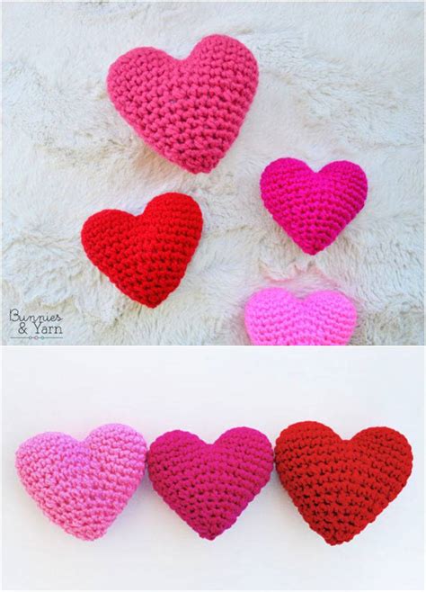 35 Free Crochet Heart Pattern for Beginners | Crochet Hearts