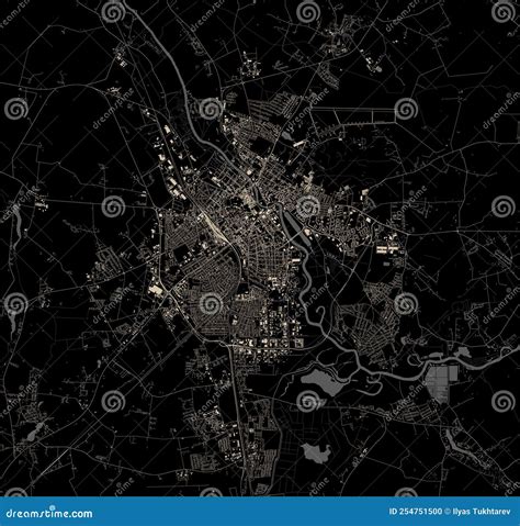 Map of the City of Tartu, Estonia Stock Vector - Illustration of vector ...