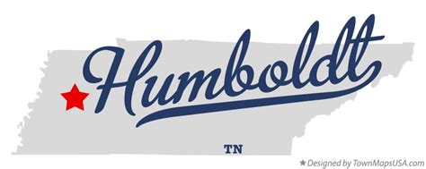 Map of Humboldt, TN, Tennessee