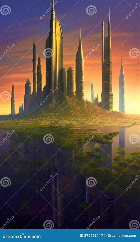 Tallest Building Concept Design Stock Illustration - Illustration of concept, higher: 270793117