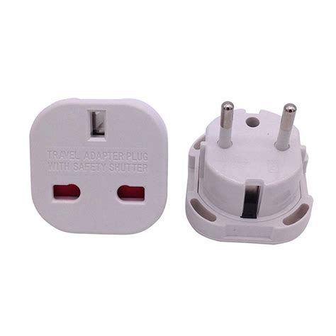 High Quality UK TO EU EUROPE EUROPEAN UNiVERSAL TRAVEL CHARGER ADAPTER PLUG CONVERTER 2 PiN Wall ...