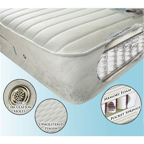 Pocket Spring And Memory Foam Mattress - Super King 6ft - Free 48hr Delivery | HomeBerry