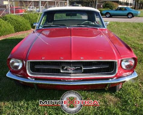 1967 Ford Mustang Convt Red | Motoexotica Classic Cars