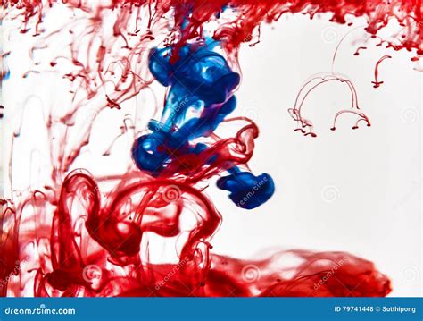 Colorful Ink Swirling in Water Stock Photo - Image of dissolve, mixing ...