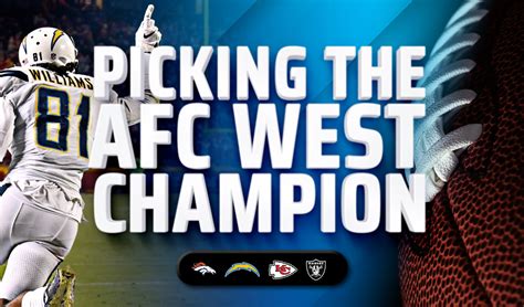 AFC West Division Winners: Are the Chiefs Vulnerable Atop the Division?