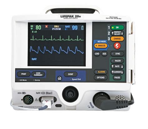 PHYSIO CONTROL Semi-Automatic with Manual Override ACLS Defibrillator ...