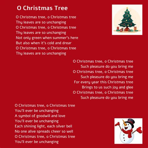 O Christmas Tree Lyrics