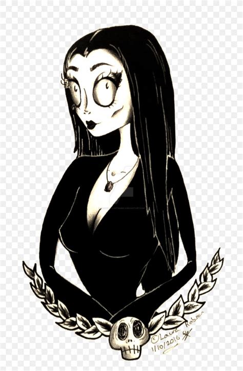 Morticia Addams Cartoon Drawing The Addams Family, PNG, 1600x2449px, Morticia Addams, Addams ...