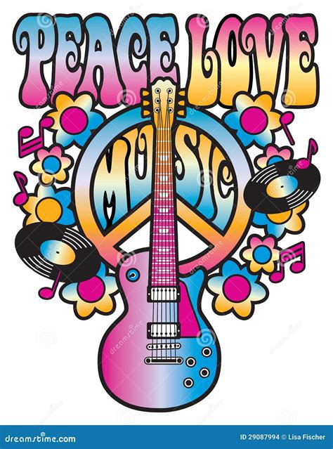 Peace Love And Music Stock Images - Image: 29087994