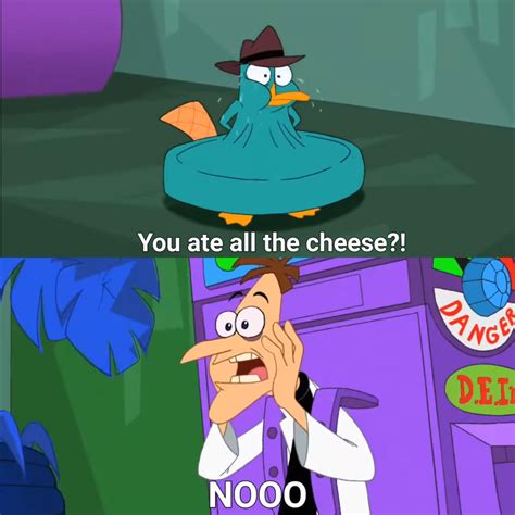 Perry The Platypus, You ate all the cheese?! by sejawx on DeviantArt