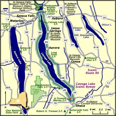 Cayuga Lake Depth Chart