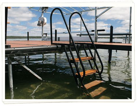 Dock Ladders & Steps - Michigan Lake Products