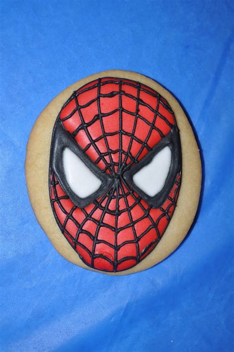 Spiderman Cookies with Royal Icing – Suz Daily