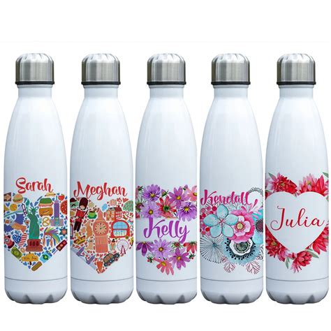 Water Bottle Customized Vacuum Thermos Stainless Steel Water Bottle Custom Thermal Flask ...