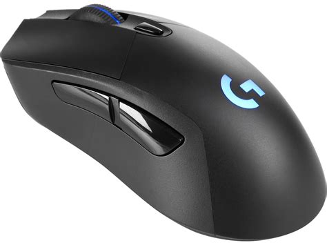 Logitech G703 LIGHTSPEED Wireless Gaming Mouse, RGB Lighting, 12,000 dpi, Black, with POWERPLAY ...