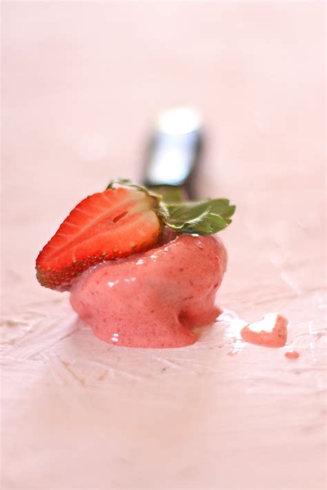 Plateful: Strawberry Soft Serve — three ingredient, less than 5-minute ice cream!