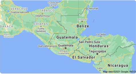 Location of The Republic of Guatemala, located in Central America ...