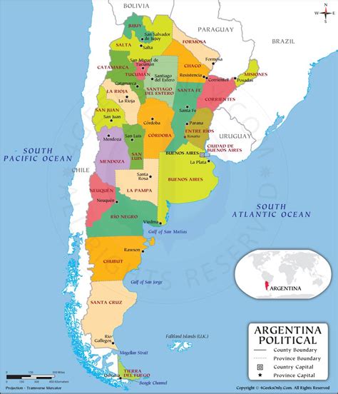 Pink Political Map Of Argentina Administrative Divisions Provinces | The Best Porn Website