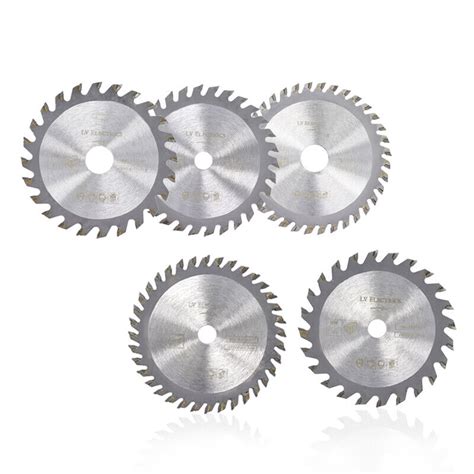 5Pcs TCT Circular Wood Saw Blades Set 24/30/36T 85mm*10/15mm Carbide ...