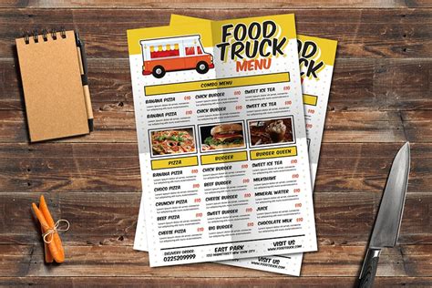 Food Truck Festival Poster/Flyer/Menu - Design Template Place