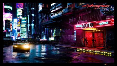 Cyberpunk 2077 - CITY 8K 4K HD wallpaper download