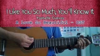 I Like You SO Much You'll Know It - A Love SO Beautiful (OST) Guitar ...