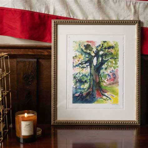 Oak Tree Watercolor | Watercolor trees, Original watercolor painting, Original watercolors