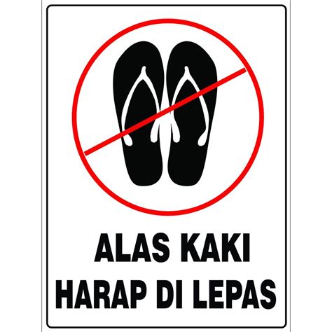 STIKER ALAS KAKI HARAP DILEPAS | Lazada Indonesia