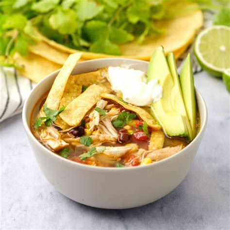 The Best Instant Pot Chicken Tortilla Soup Recipe