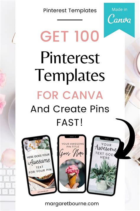 Design Pins Quickly With 100 Pinterest Pin Templates