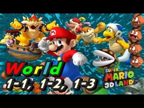 Let's Play Super Mario 3D Land - Walkthrough Part 1 - YouTube