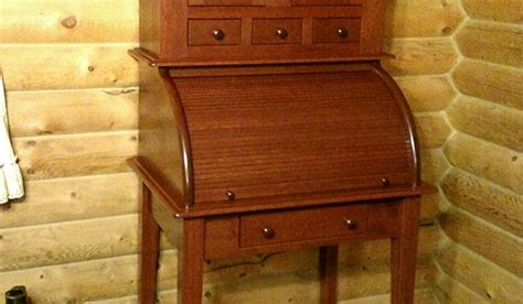 Roll Top Desk with Hutch - Woodworking | Blog | Videos | Plans | How To