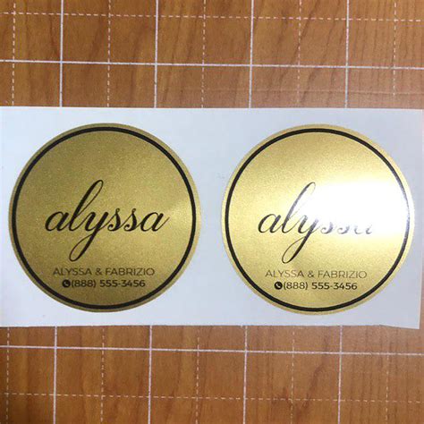 100 Custom Gold Foil Labels Custom Real Foil Label Gold Foil - Etsy