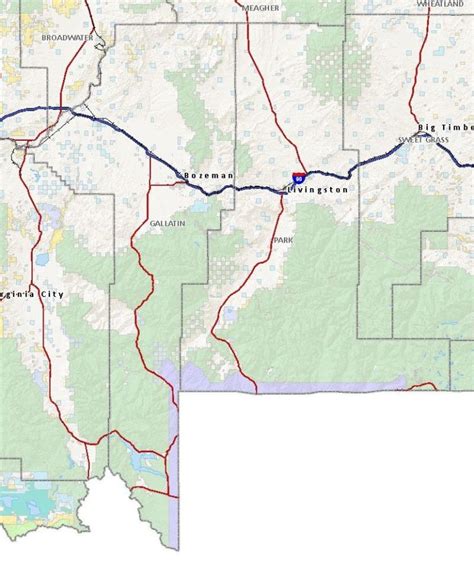 park-and-gallatin-county-montana-map | Bozeman Real Estate Report™